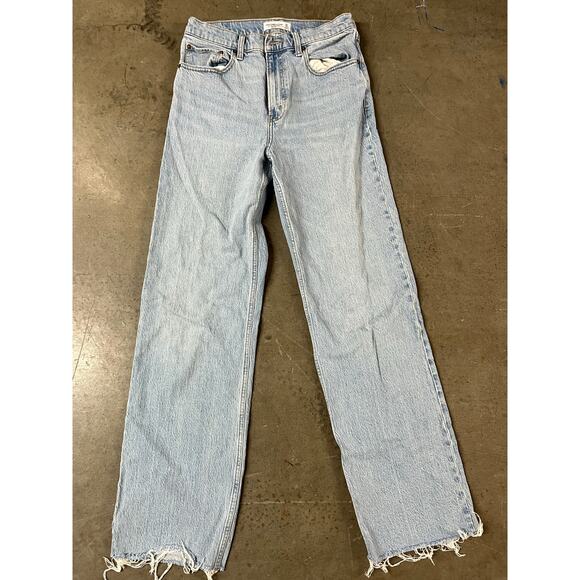 Abercrombie & Fitch - 90s Relaxed Raw Hem / 30XL/ Light wash - Picture 3 of 9